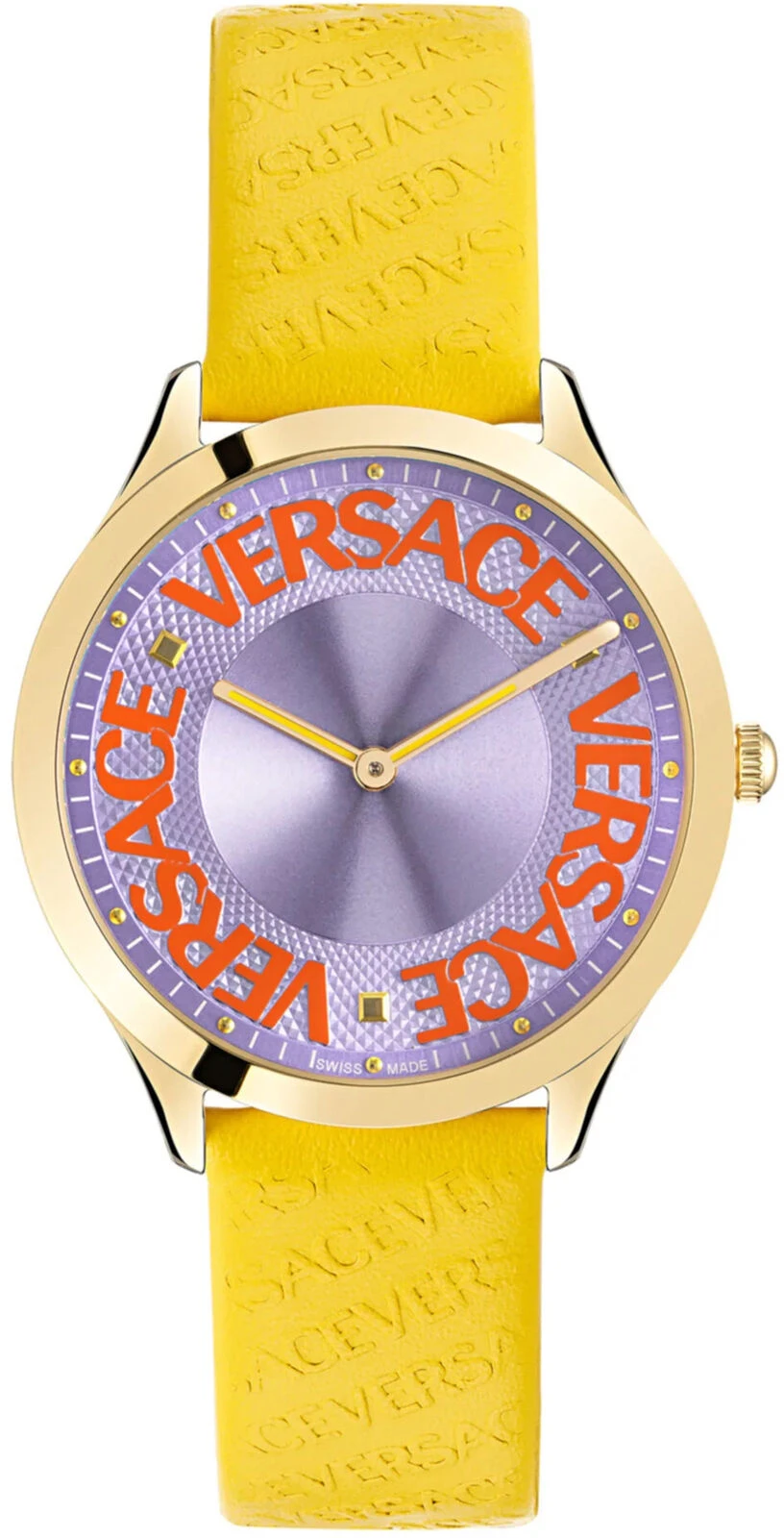 Versace Ladies Watch Logo Halo Yellow VE2O00822 2 Versace Ladies Watch Logo Halo Yellow VE2O00822