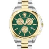 Versace Ladies Watch Chrono 40mm Green Bracelet VE3CA0623 -Clock More Than Watches VE3CA0623