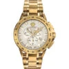 Versace Men's Watch Sport Tech 45mm White Gold Bracelet VE3E00721 -Clock More Than Watches VE3E00721