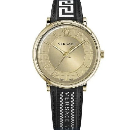 Versace Men's Watch V-Circle Gold Black VE5A02121 3 Versace Men's Watch V-Circle Gold Black VE5A02121