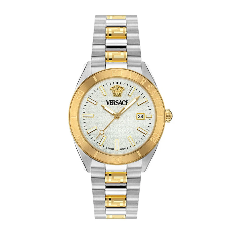 Versace Timeless V. Dome Men's Silver Watch VE8E00424 3 Versace Timeless V. Dome Men's Silver Watch VE8E00424