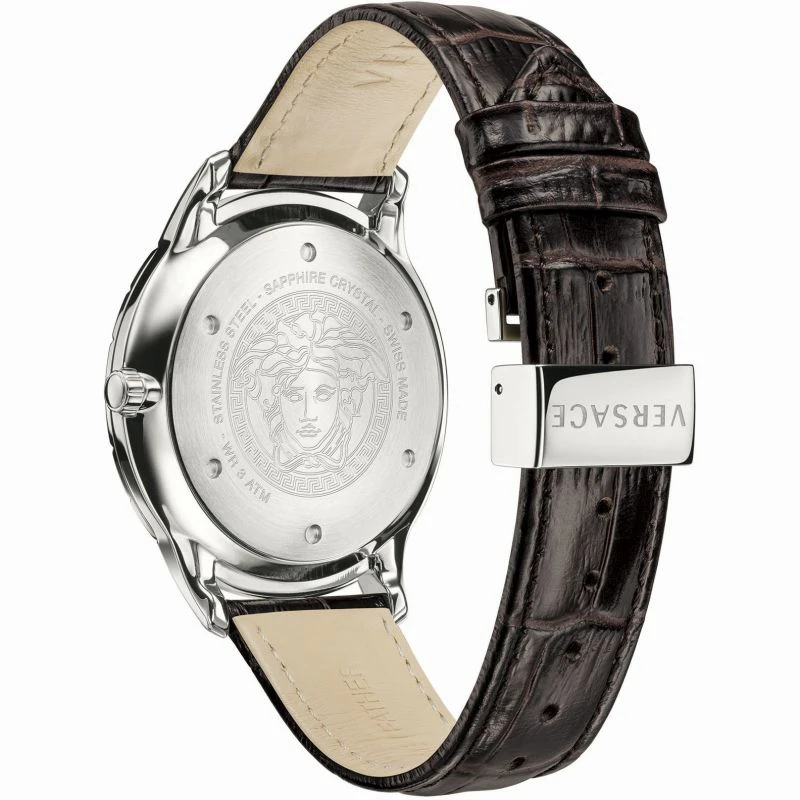 Versace Men's Watch Univers GMT White Brown VEBK00118 4 Versace Men's Watch Univers GMT White Brown VEBK00118 - Image 2