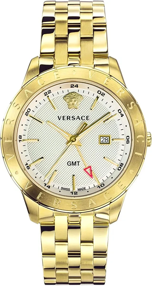 Versace Men's Watch Univers GMT Gold Bracelet VEBK00518 3 Versace Men's Watch Univers GMT Gold Bracelet VEBK00518