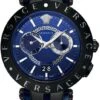 Versace Men's Watch V-Race 46mm Blue Black VEBV00419