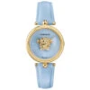 Versace Ladies Watch Palazzo Empire 34mm Light Blue Gold VECQ00918 -Clock More Than Watches VECQ00918