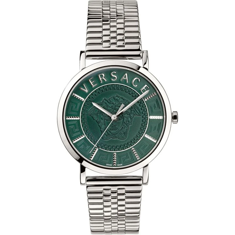 Versace Men's Watch V-Essential Green Bracelet VEJ400921 3 Versace Men's Watch V-Essential Green Bracelet VEJ400921