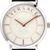 Versace Ladies Watch V-Essential 36mm White Black VEK400721 -Clock More Than Watches VEK400721