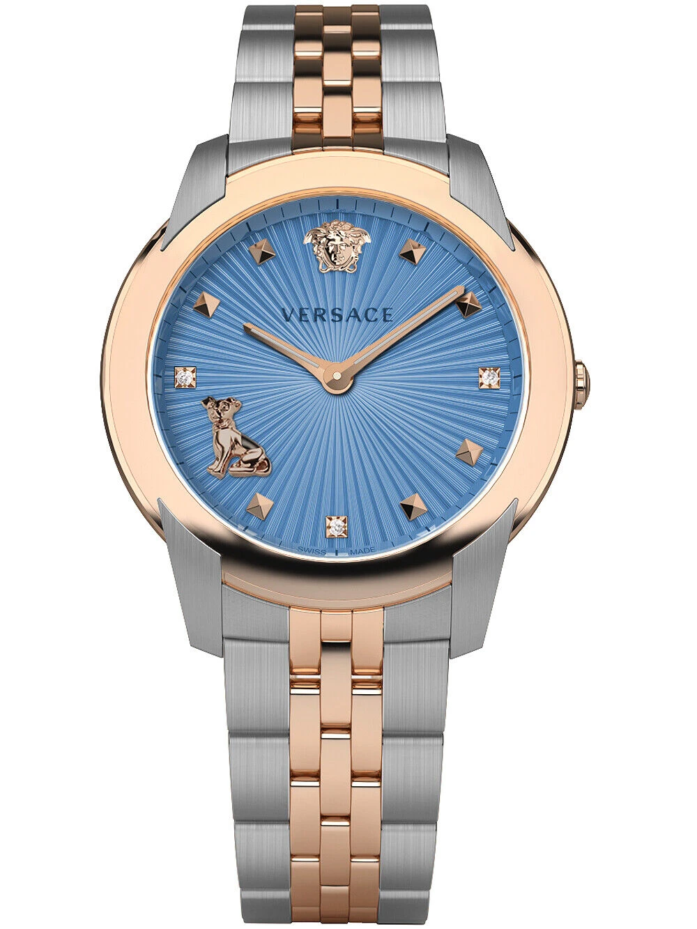 Versace Ladies Watch Audrey Blue Diamond Bracelet VELR00919 3 Versace Ladies Watch Audrey Blue Diamond Bracelet VELR00919