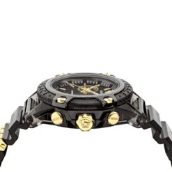 Versace Icon Active Chronograph Men's Black Gold Watch VEZ700421 8 Versace Icon Active Chronograph Men's Black Gold Watch VEZ700421 -Clock More Than Watches VEZ700421 2