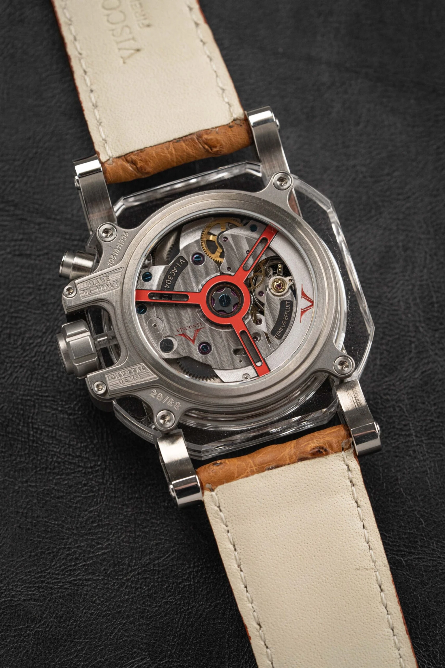 Visconti Watch 2Squared Crystal Demo Black Brown W107-00-120-1110 4 Visconti Watch 2Squared Crystal Demo Black Brown W107-00-120-1110 - Image 2