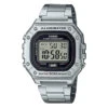 Casio Watch Chronograph Digital Silver W-218HD-1AVDF