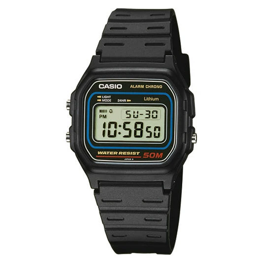 Casio Watch Alarm Chronograph Digital Black W-59-1VQ 3 Casio Watch Alarm Chronograph Digital Black W-59-1VQ