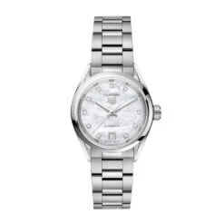 Tag Heuer Carrera Ladies White Diamond Automatic Watch WBN2412.BA0621