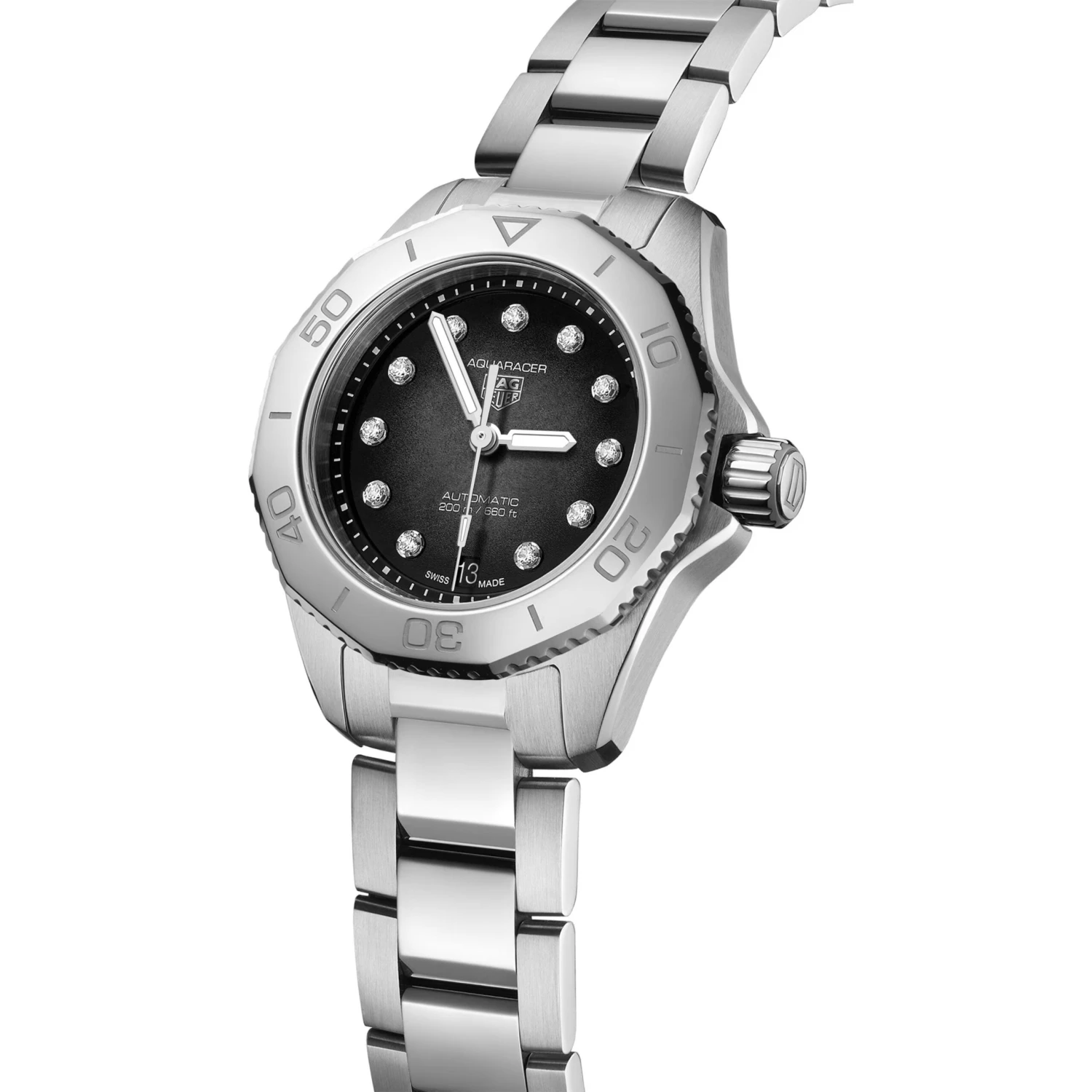 Tag Heuer Aquaracer Professional 200 Ladies Black Watch WBP2410.BA0622 6 Tag Heuer Aquaracer Professional 200 Ladies Black Watch WBP2410.BA0622 - Image 4