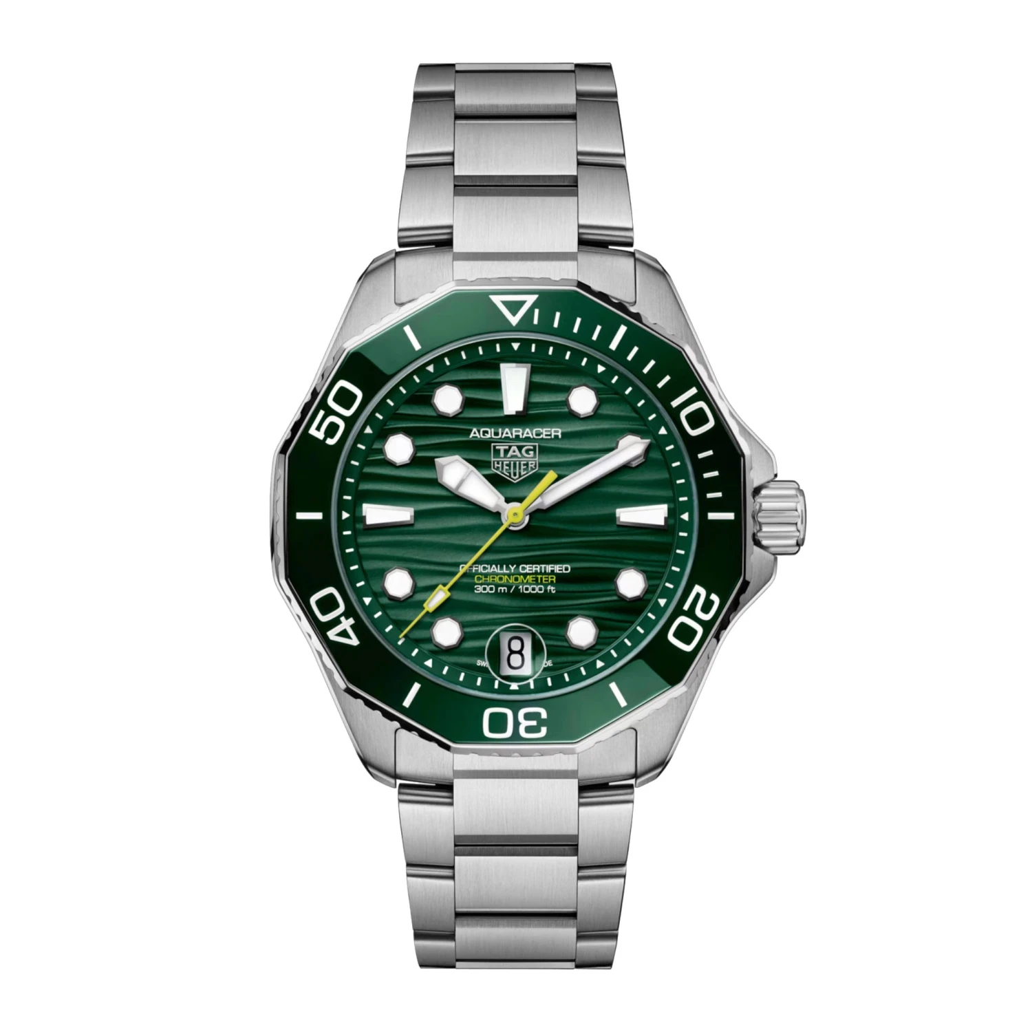 Tag Heuer Aquaracer Professional 300 Men's Green Watch WBP5116.BA0013 3 Tag Heuer Aquaracer Professional 300 Men's Green Watch WBP5116.BA0013