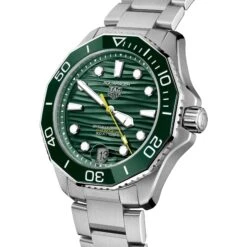Tag Heuer Aquaracer Professional 300 Men's Green Watch WBP5116.BA0013 11 Tag Heuer Aquaracer Professional 300 Men's Green Watch WBP5116.BA0013 -Clock More Than Watches WBP5116.BA0013 4