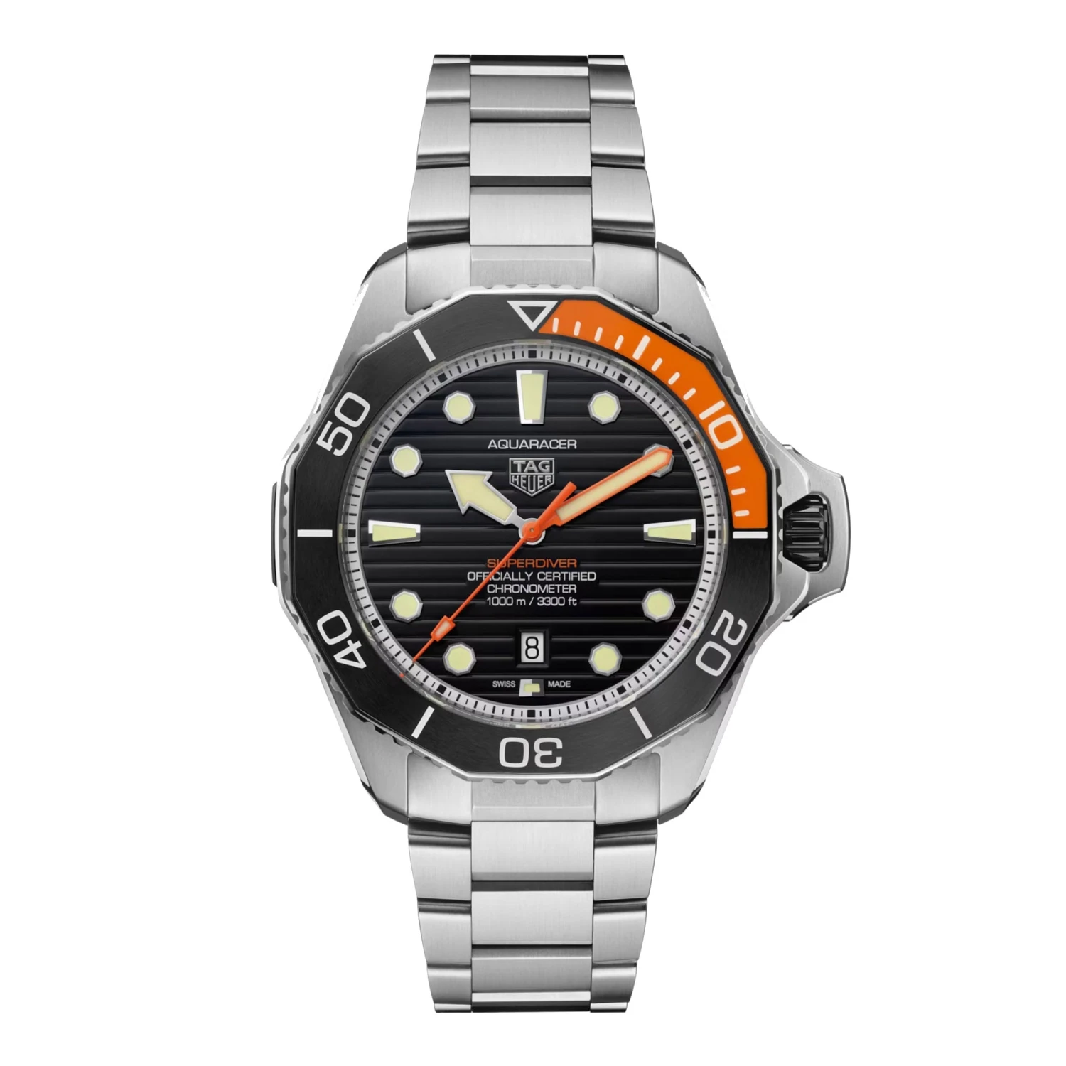 Tag Heuer Aquaracer Professional 1000 Superdiver Men's Black Watch WBP5A8A.BF0619 3 Tag Heuer Aquaracer Professional 1000 Superdiver Men's Black Watch WBP5A8A.BF0619