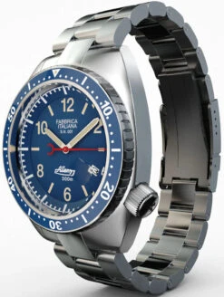Allemano 1973 Diver Shark Men's Dark Blue Watch SH-A-1973-P-B -Clock More Than Watches alm 013 allemano watch 1973 diver shark dark blue sh a 1973 p b 2 df954f9a ef36 458b 80ce d38a60b56f72