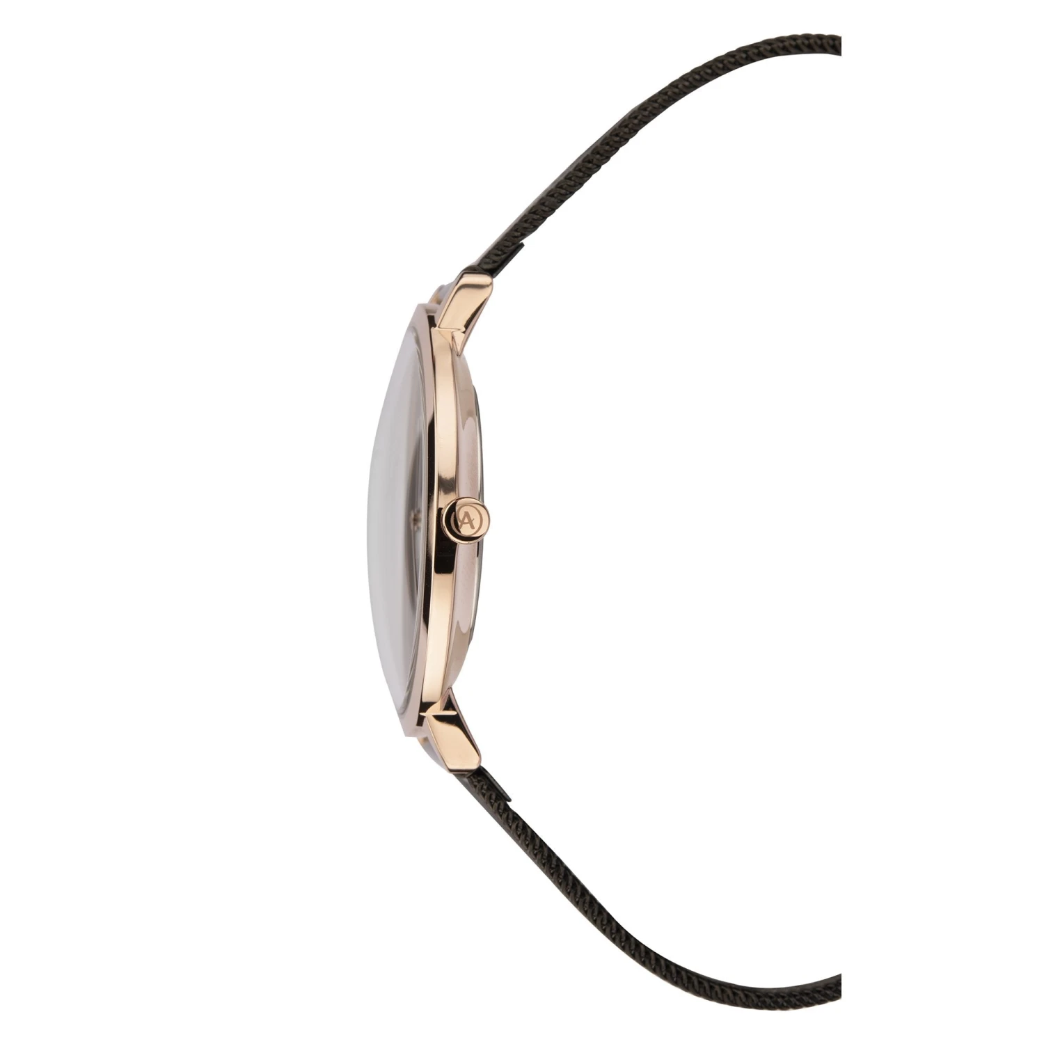 Accurist 8349 Ladies Black Rose Gold Watch 5 Accurist 8349 Ladies Black Rose Gold Watch - Image 3