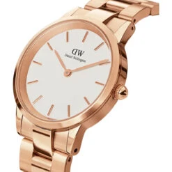 Daniel Wellington Iconic Link Ladies Rose Gold Watch DW00600211 -Clock More Than Watches analogue watch daniel wellington iconic link ladies rose gold watch dw00600211 4