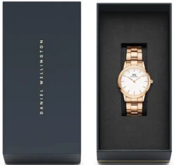 Daniel Wellington Iconic Link Ladies Rose Gold Watch DW00600211 -Clock More Than Watches analogue watch daniel wellington iconic link ladies rose gold watch dw00600211 6