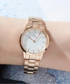 Daniel Wellington Iconic Link Ladies Rose Gold Watch DW00600213 -Clock More Than Watches analogue watch daniel wellington iconic link ladies rose gold watch dw00600213 3