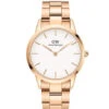 Daniel Wellington Iconic Link Men's Rose Gold Watch DW00100343 -Clock More Than Watches analogue watch daniel wellington iconic link men s rose gold watch dw00100343 1