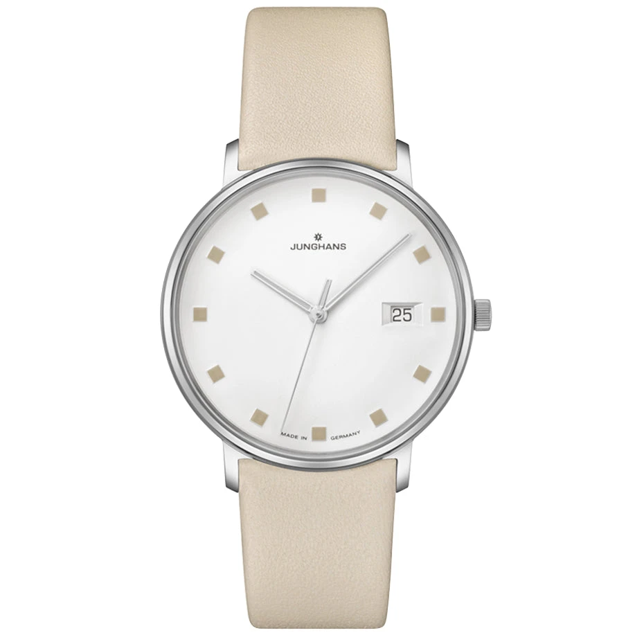 Junghans FORM Damen Ladies Cream Watch 47/4860.00 3 Junghans FORM Damen Ladies Cream Watch 47/4860.00