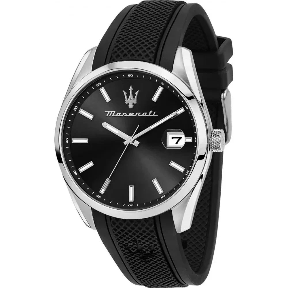 Maserati Attrazione Men's Black Watch R8851151004 3 Maserati Attrazione Men's Black Watch R8851151004