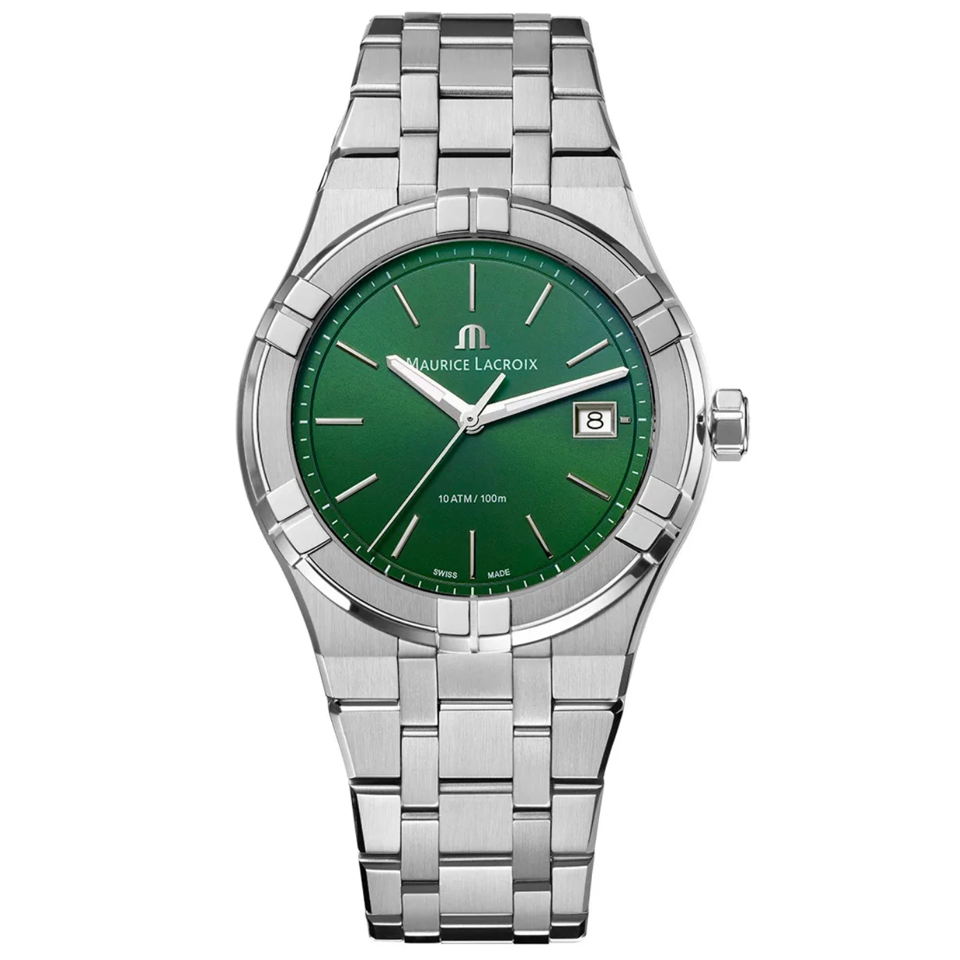 Maurice Lacroix Men's Green Aikon Quartz Watch AI1108-SS002-630-1 3 Maurice Lacroix Men's Green Aikon Quartz Watch AI1108-SS002-630-1