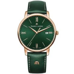 Maurice Lacroix Men's Green Eliros Date Quartz Watch EL1118-PVP01-610-1
