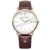 Maurice Lacroix Men's White Eliros Date Quartz Watch EL1118-PVP01-112-1 -Clock More Than Watches analogue watch maurice lacroix men s white eliros date quartz watch el1118 pvp01 112 1 1