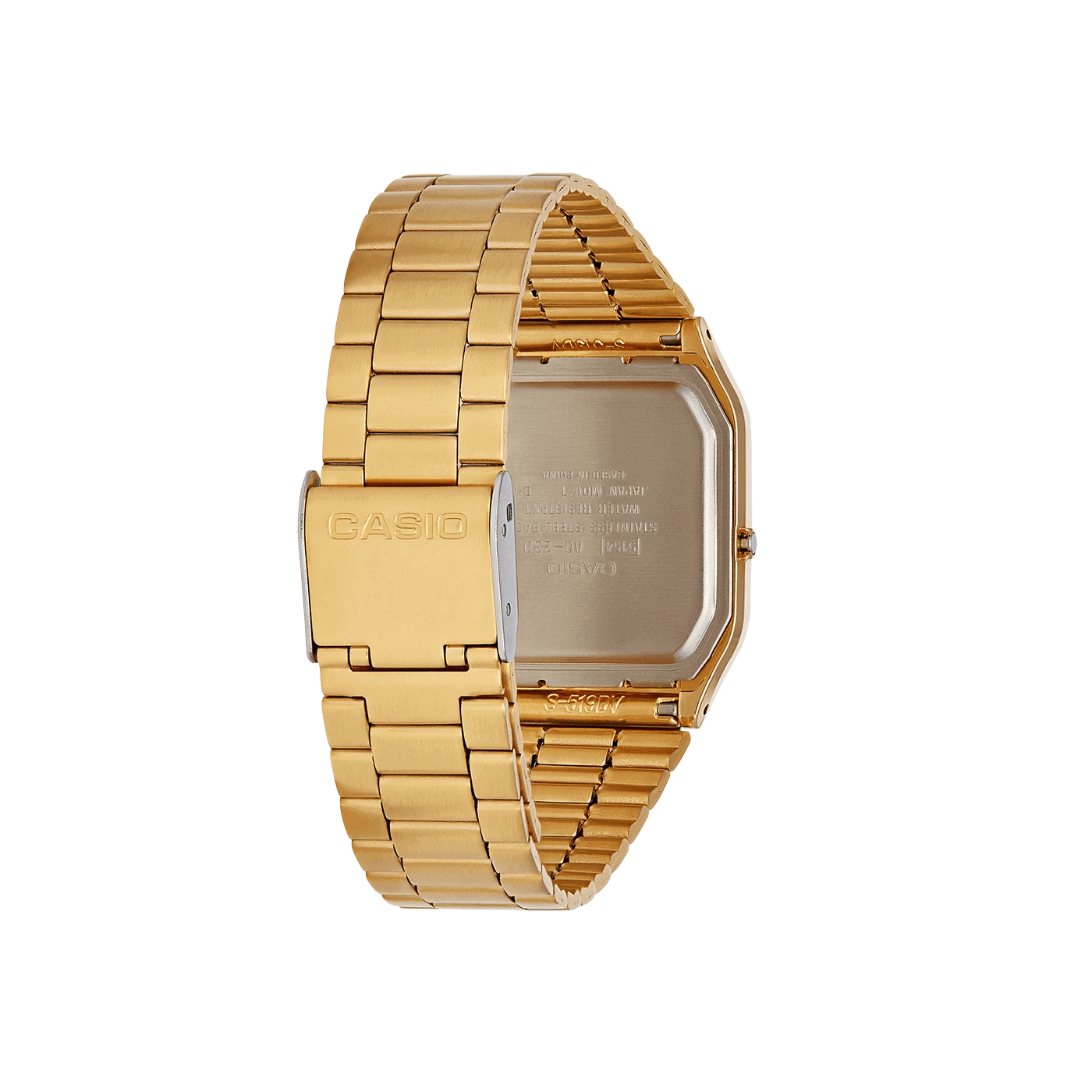 Casio Watch Vintage Retro Dual Time Gold AQ-230GA-9DMQ 4 Casio Watch Vintage Retro Dual Time Gold AQ-230GA-9DMQ - Image 2