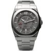 Armand Nicolet Men's GMT Watch J09-3 Grey Stainless Steel A663AAA-GR-MA4660A -Clock More Than Watches armand nicolet j09 3 gmt grey stainless steel 989259