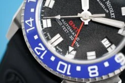 Armand Nicolet JS9-41 GMT Black 41MM Stainless Steel 34 Armand Nicolet JS9-41 GMT Black 41MM Stainless Steel -Clock More Than Watches armand nicolet js9 41 gmt black 41mm stainless steel 327816