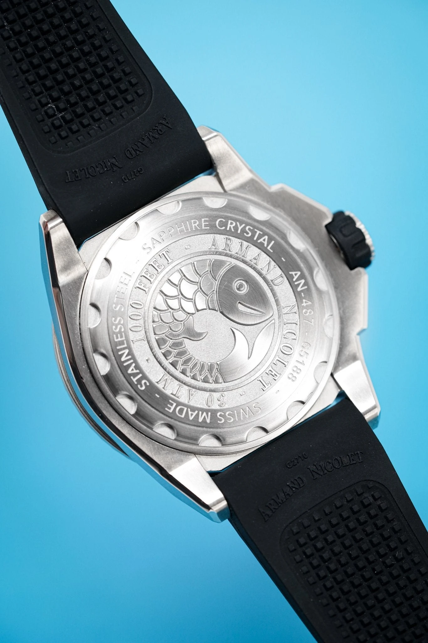 Armand Nicolet JS9-41 GMT Black 41MM Stainless Steel 4 Armand Nicolet JS9-41 GMT Black 41MM Stainless Steel - Image 2