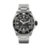 Armand Nicolet JS9-41 Stainless Steel Black Bezel -Clock More Than Watches armand nicolet js9 41 stainless steel black bezel 696972