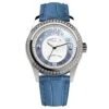 Armand Nicolet Ladies Watch M03-3 Blue Leather Diamond A151FAA-AK-P882LV8 -Clock More Than Watches armand nicolet ladies watch m03 3 blue leather diamond a151faa ak p882lv8 200130