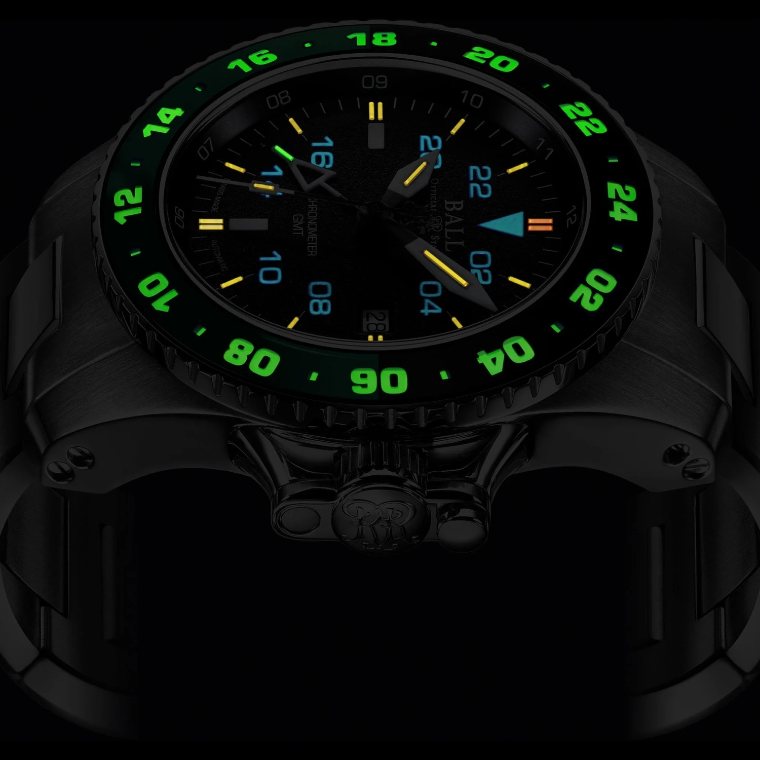 Ball Engineer Hydrocarbon AeroGMT II Men's Black Watch DG2018C-S11C-BK 7 Ball Engineer Hydrocarbon AeroGMT II Men's Black Watch DG2018C-S11C-BK - Image 5
