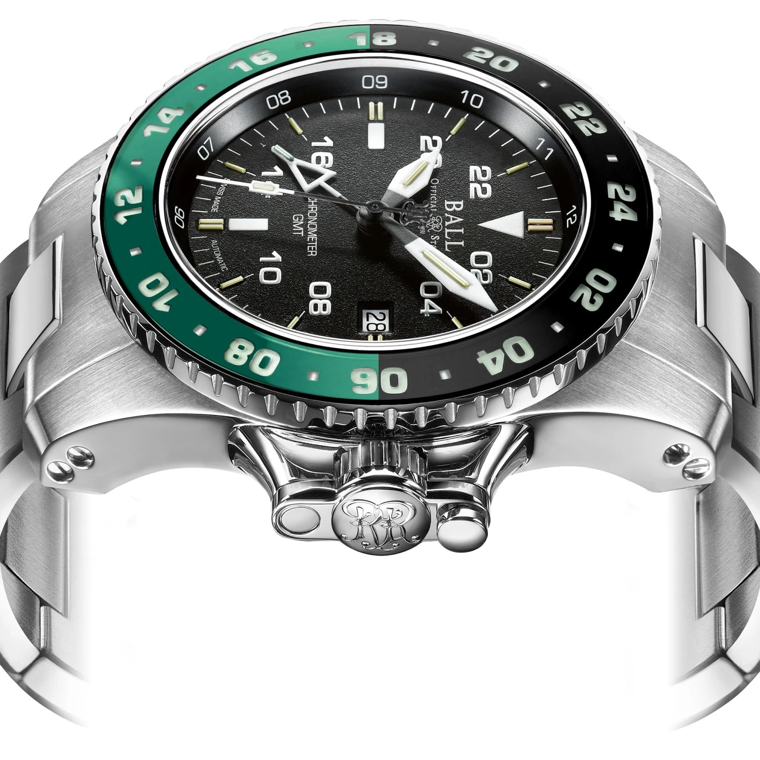 Ball Engineer Hydrocarbon AeroGMT II Men's Black Watch DG2018C-S11C-BK 8 Ball Engineer Hydrocarbon AeroGMT II Men's Black Watch DG2018C-S11C-BK - Image 6