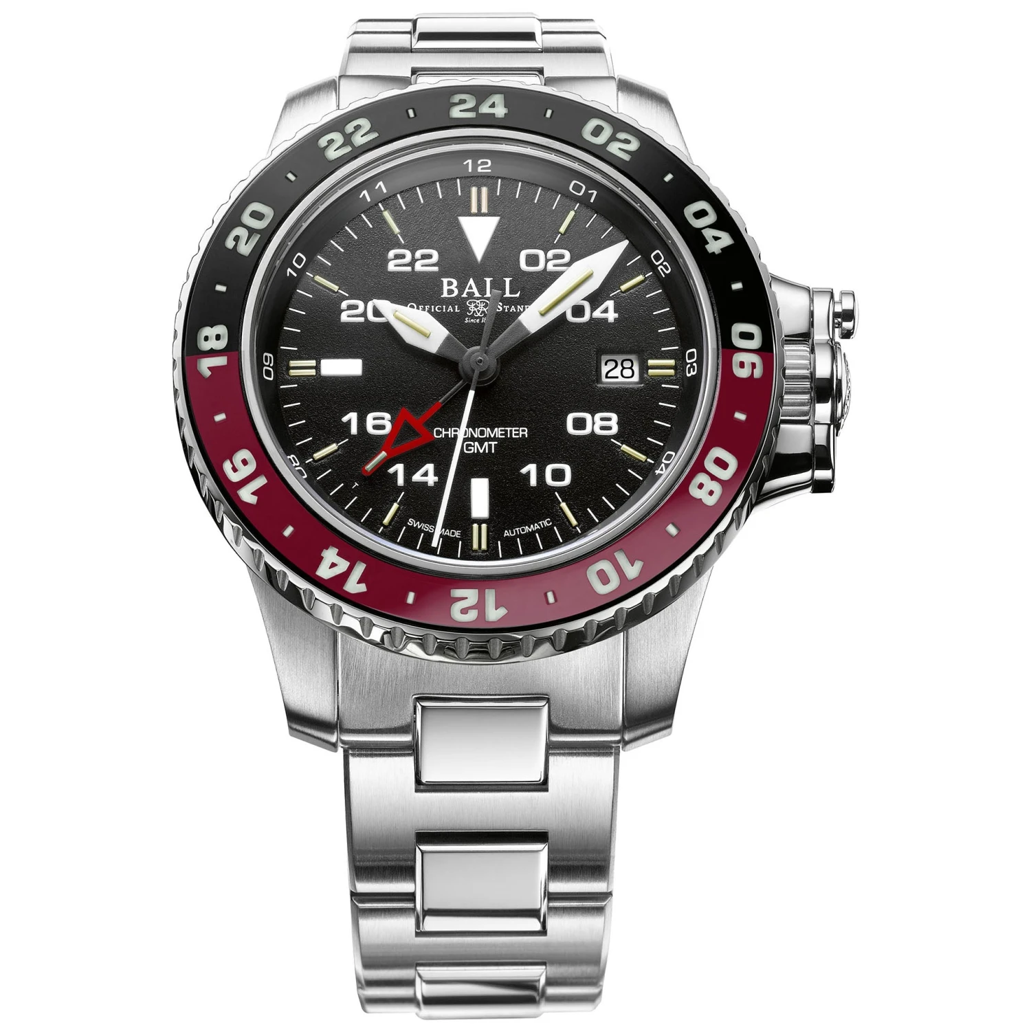 Ball Engineer Hydrocarbon AeroGMT II Men's Black Watch DG2018C-S3C-BK 4 Ball Engineer Hydrocarbon AeroGMT II Men's Black Watch DG2018C-S3C-BK - Image 2