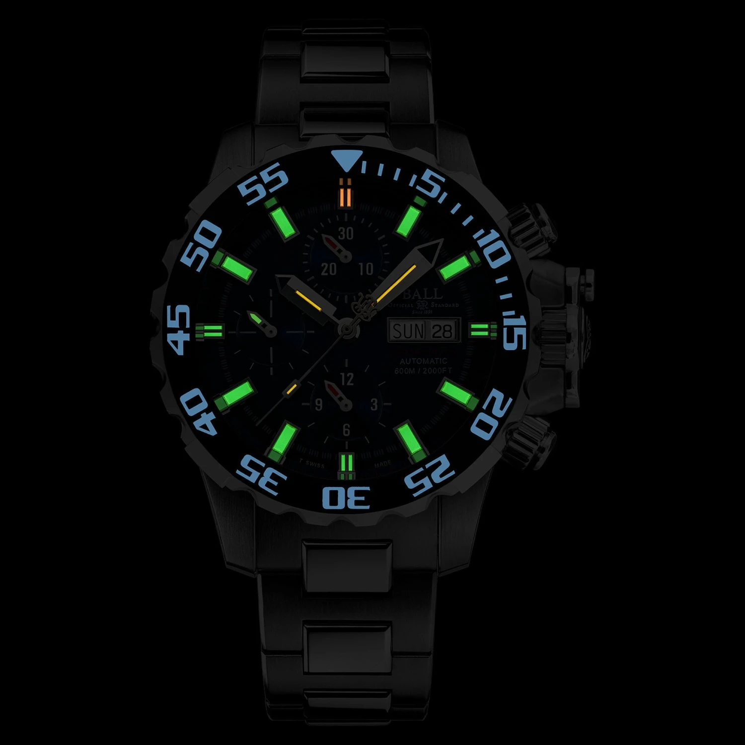Ball Engineer Hydrocarbon NEDU Men's Blue Watch DC3226A-S6C-BE 4 Ball Engineer Hydrocarbon NEDU Men's Blue Watch DC3226A-S6C-BE - Image 2