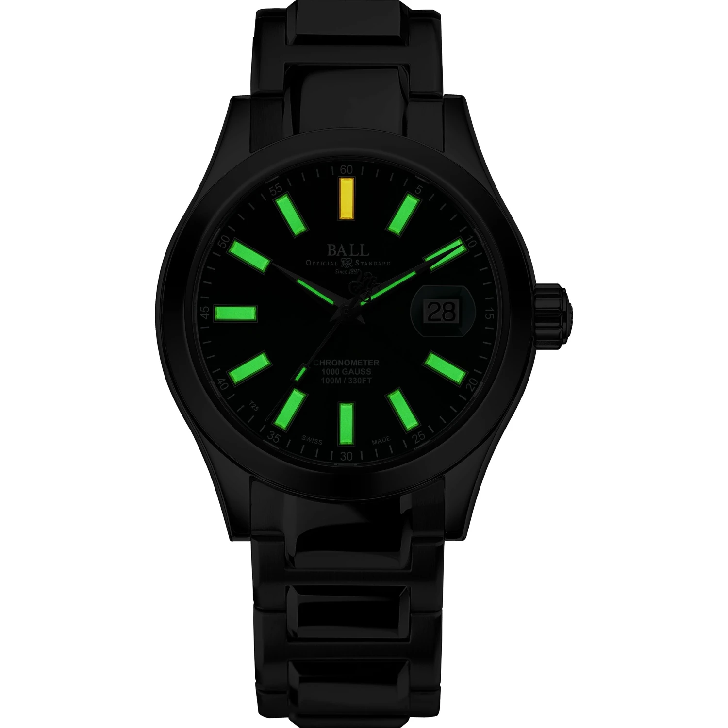 Ball Engineer III Marvelight Auto Men's Green Watch NM9026C-S6CJ-GR 4 Ball Engineer III Marvelight Auto Men's Green Watch NM9026C-S6CJ-GR - Image 2