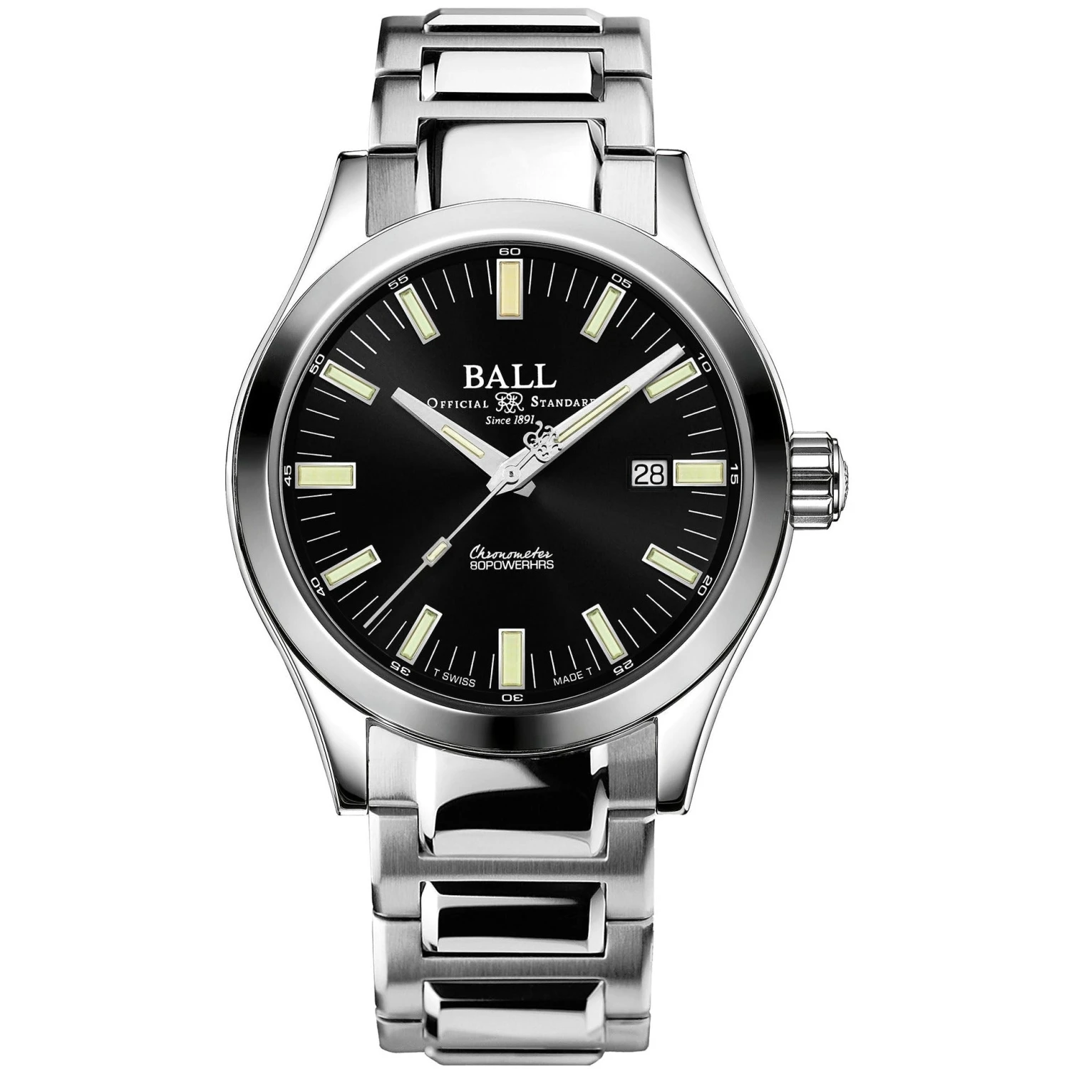 Ball Engineer M Marvelight (43mm) Men's Black Watch NM2128C-S1C-BK 3 Ball Engineer M Marvelight (43mm) Men's Black Watch NM2128C-S1C-BK