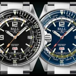 Ball Engineer Master II Diver Worldtime Men's Black Watch DG2232A-SC-BK -Clock More Than Watches automatic watch ball engineer master ii diver worldtime men s black watch dg2232a sc bk 3