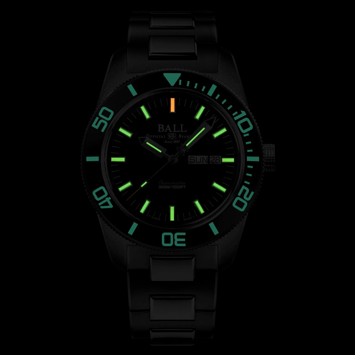 Ball Engineer Master II Skindiver Heritage Men's Black Watch DM3308A-SC-BK 4 Ball Engineer Master II Skindiver Heritage Men's Black Watch DM3308A-SC-BK - Image 2