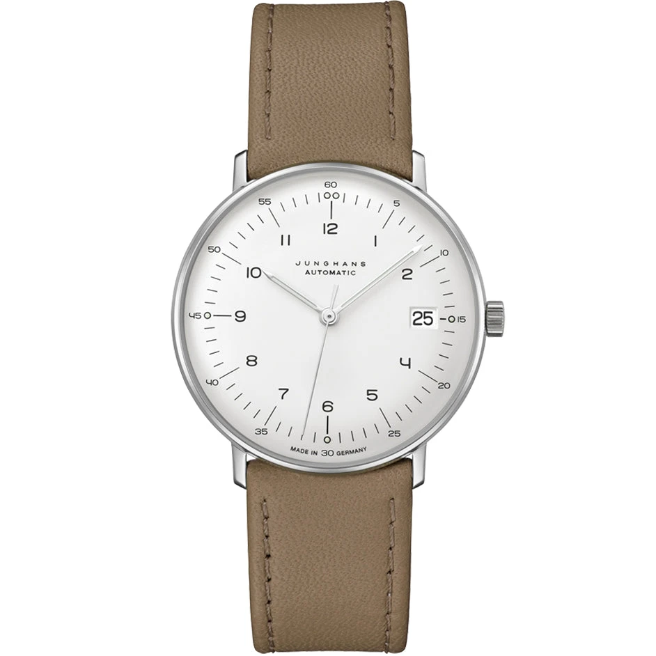 Junghans Max Bill Kleine Unisex Brown Watch 27/4107.02 3 Junghans Max Bill Kleine Unisex Brown Watch 27/4107.02