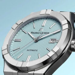 Maurice Lacroix Aikon Men's Blue Automatic Limited Summer Edition Watch AI6008-SS00F-431-C -Clock More Than Watches automatic watch maurice lacroix aikon men s blue automatic limited summer edition watch ai6008 ss00f 431 c 2