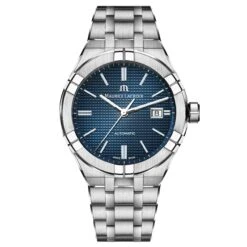 Maurice Lacroix Men's Blue Aikon Automatic Stainless Steel Watch AI6008-SS002-430-1