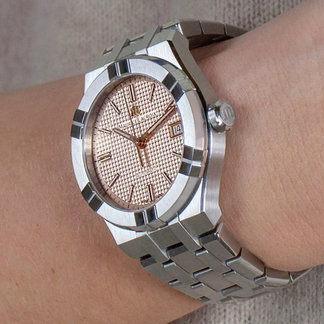 Maurice Lacroix Men's Brown Aikon Automatic Watch AI6007-SS002-731-1 6 Maurice Lacroix Men's Brown Aikon Automatic Watch AI6007-SS002-731-1 - Image 4